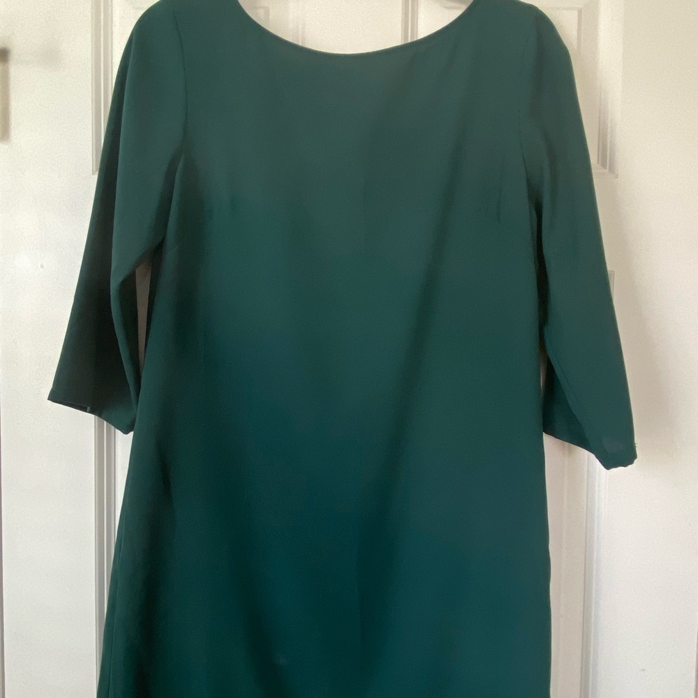 Leith Open Back Green Mini Dress